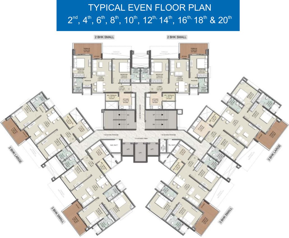 Images for Cluster Plan of Kalpataru Crescendo