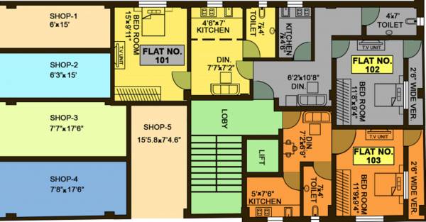 parivar-enclave reborn Reborn Cluster Plan ground floor