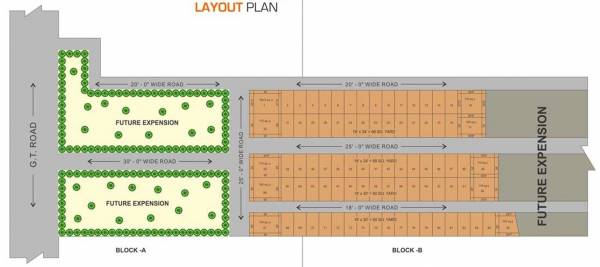 Layout Plan laxis-infrastructure-pvt-limited melax-studio-plots Layout Plan