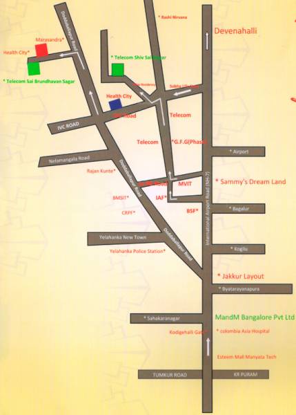 Images for Location Plan of M And M Bangalore Health City