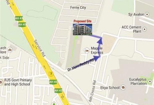  akshaya Images for Location Plan of Myspace Akshaya