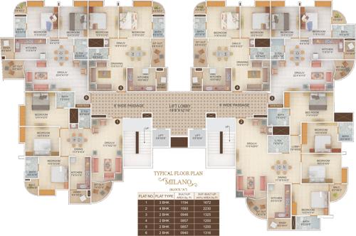 Images for Cluster Plan of Chugh Palazzo Park Residency Images for Cluster Plan of Chugh Palazzo Park Residency