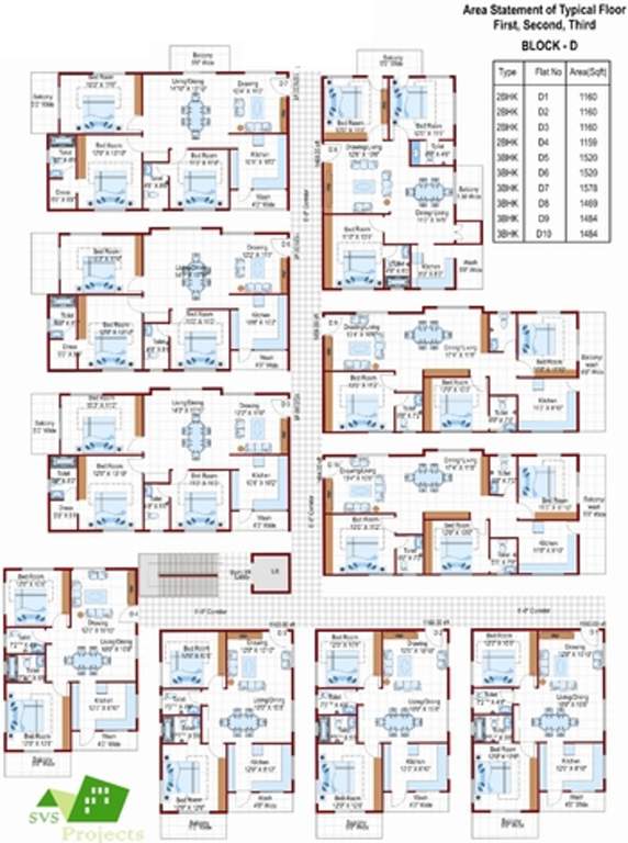 ananda nilayam Images for Cluster Plan of SVS Ananda Nilayam