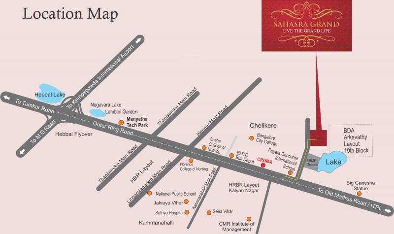  grand Images for Location Plan of Sahasra Grand