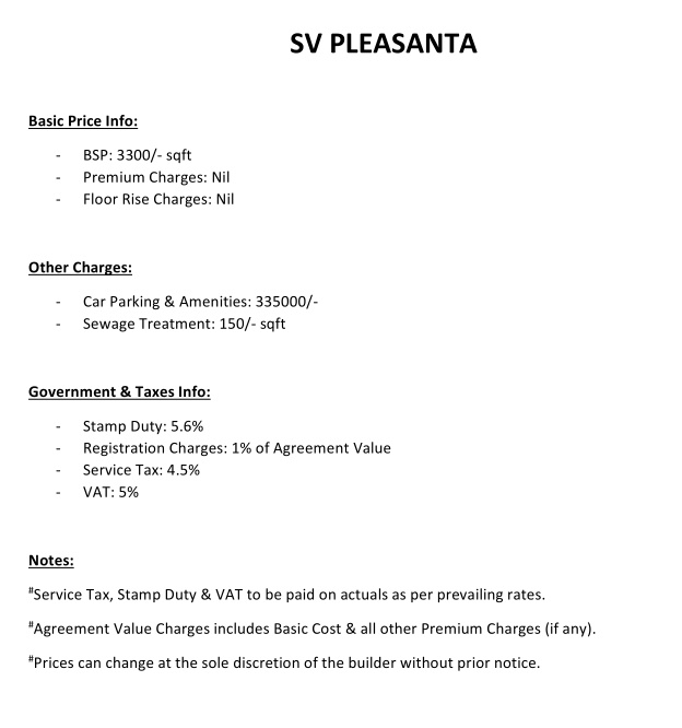 pleasanta Construction Linked Payment (CLP) Payment Plan