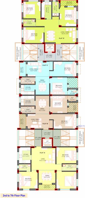 malini heights o Cluster Plan