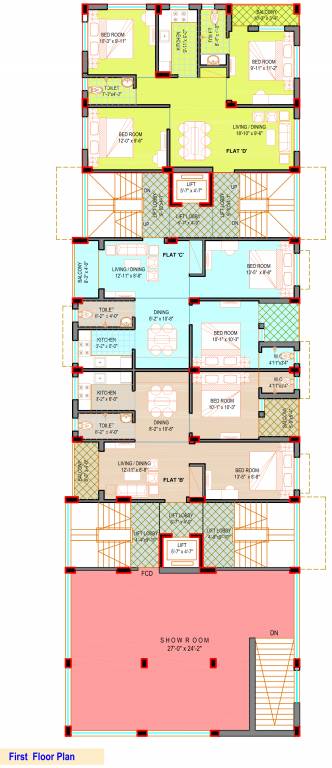 malini heights o Cluster Plan