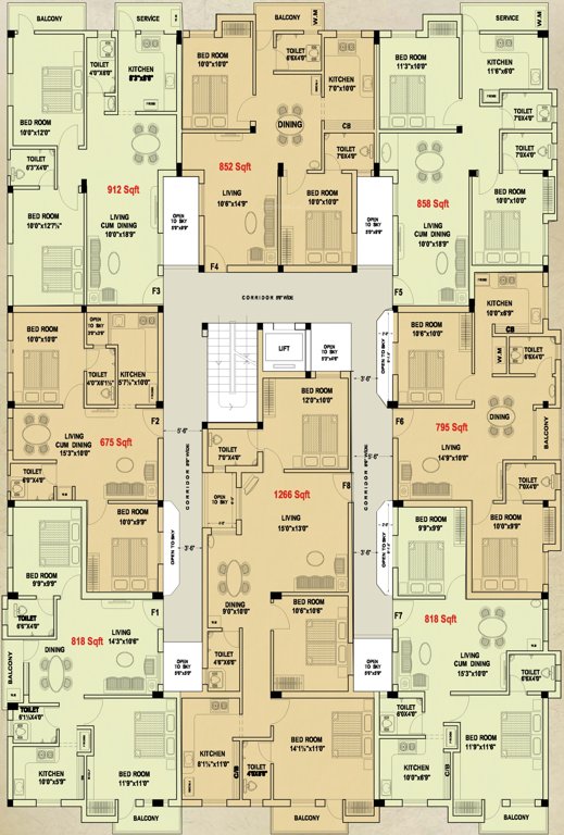 Images for Cluster Plan of ASR Sneham Homes