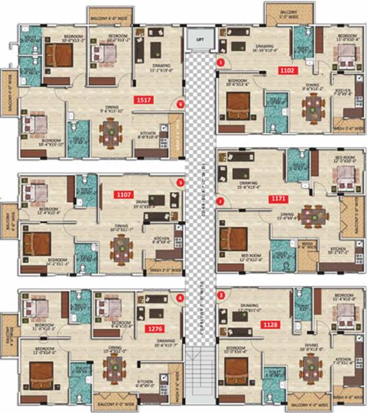 Images for Cluster Plan of Chethana Green Park Images for Cluster Plan of Chethana Green Park