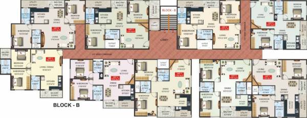  daffodils Images for Cluster Plan of Druva Daffodils