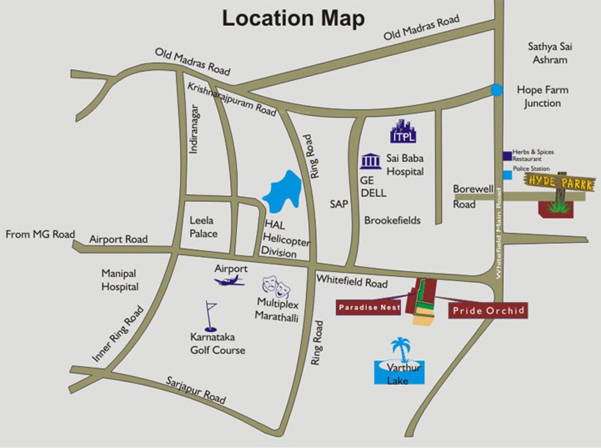 Images for Location Plan of Saibaba Hyde Park Villas