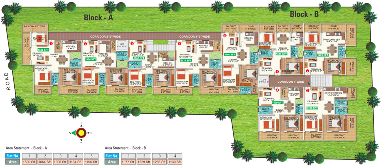 Images for Cluster Plan of Sree Mahaveer Srinivasa Sunridge