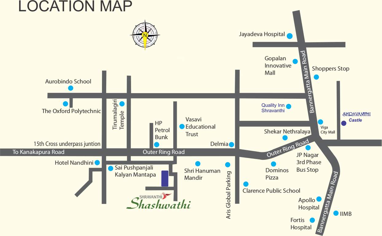  shashwathi Images for Location Plan of Shravanthi Shashwathi