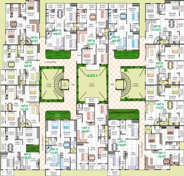 Images for Cluster Plan of Akul Residency