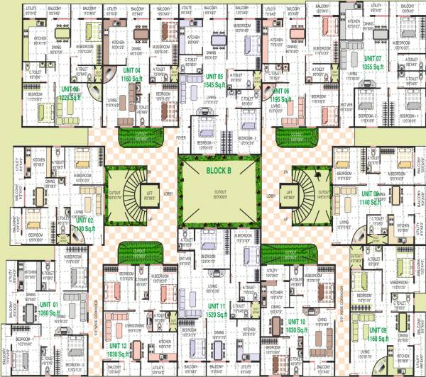 Images for Cluster Plan of Akul Residency