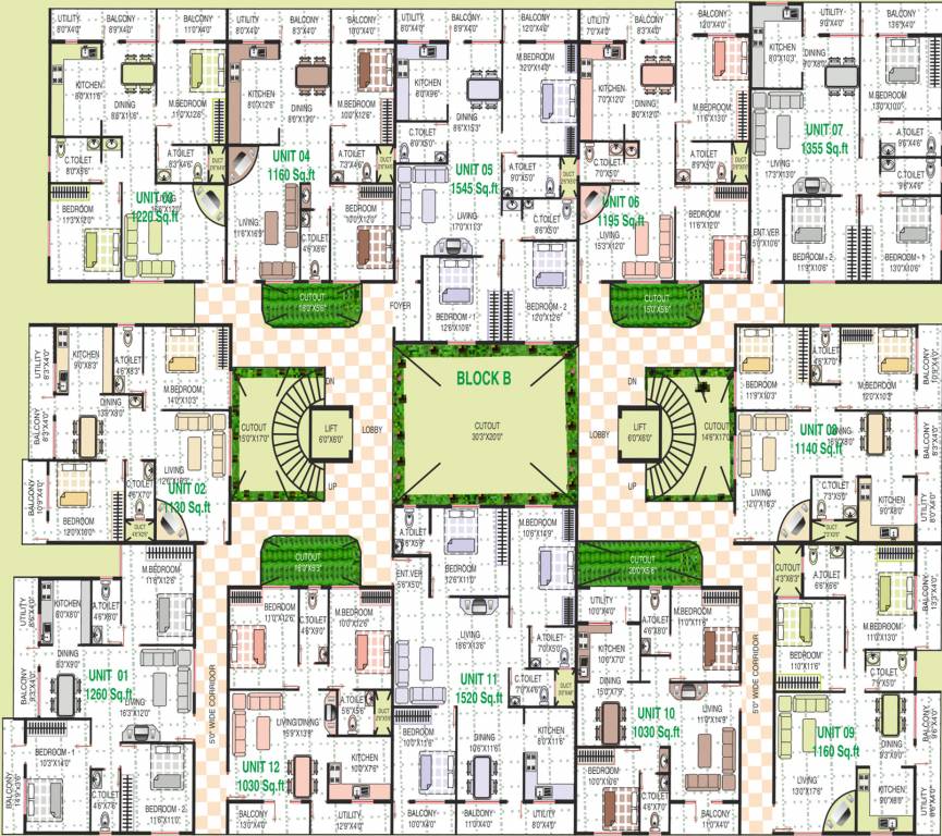Images for Cluster Plan of Akul Residency