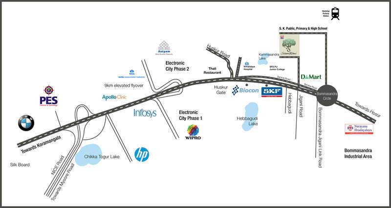  silver wood Location Plan