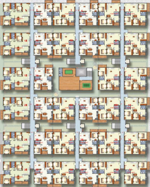 Images for Cluster Plan of Akshaya Regalia