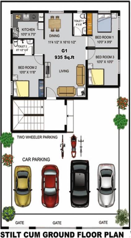 Images for Cluster Plan of KSD North View
