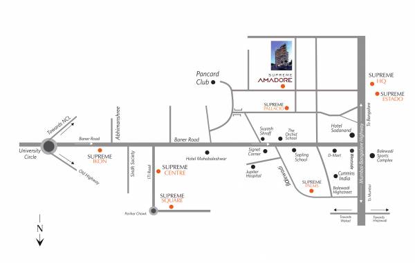 Images for Location Plan of Supreme Amadore Images for Location Plan of Supreme Amadore