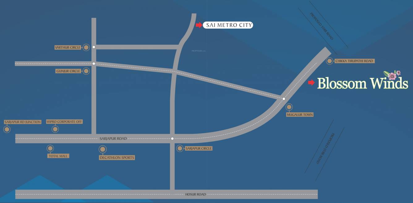 Images for Location Plan of Dhio Build Tech Properties Blossom Winds