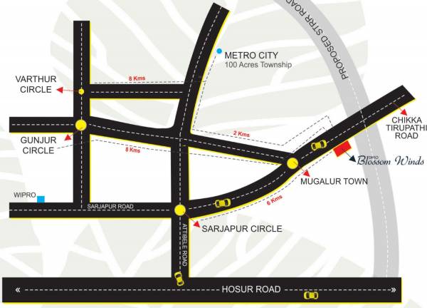 Images for Location Plan of Dhio Build Tech Properties Blossom Winds Images for Location Plan of Dhio Build Tech Properties Blossom Winds