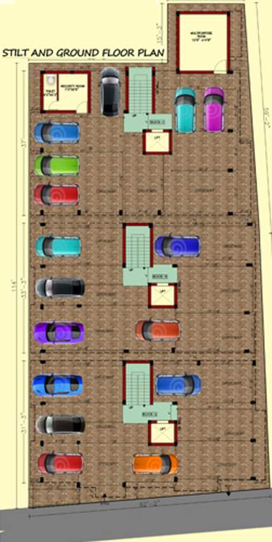 Images for Cluster Plan of Ram Tulip Garden
