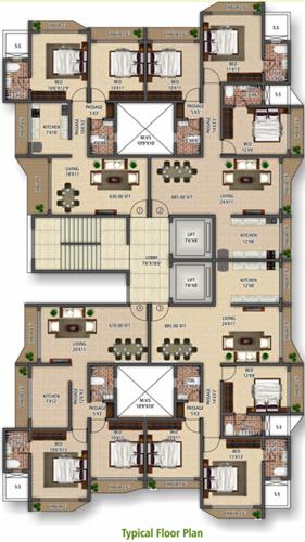  habitat Images for Cluster Plan of Vibgyor Habitat