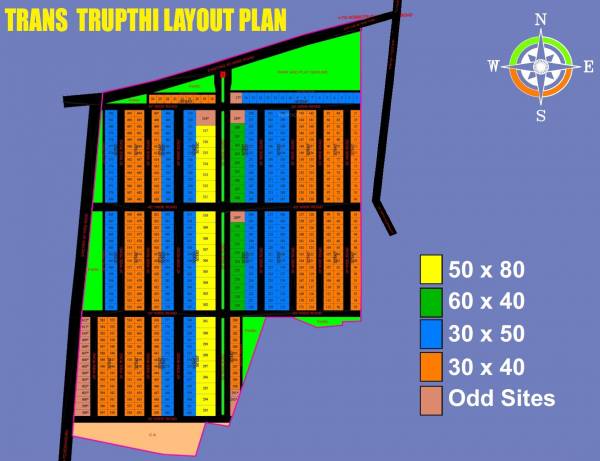 Images for Layout Plan of Transcity Trupthi