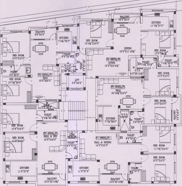 Images for Cluster Plan of HM Apartments