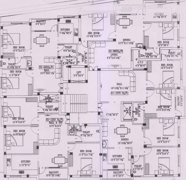 Images for Cluster Plan of HM Apartments