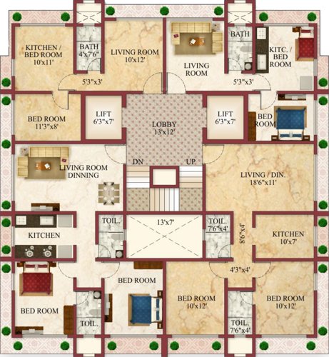 Images for Cluster Plan of Vibgyor Primus