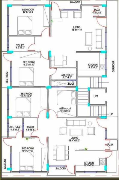 Images for Cluster Plan of Jayam Builders Elite