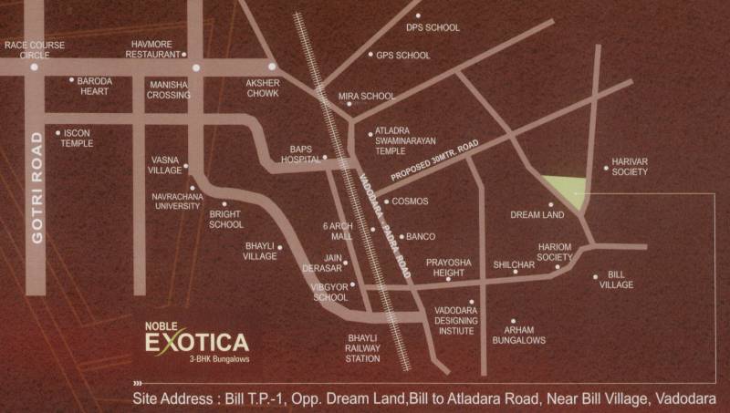  exotica Images for Location Plan of Noble Exotica