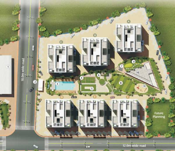  renaissant-kharadi Master Plan