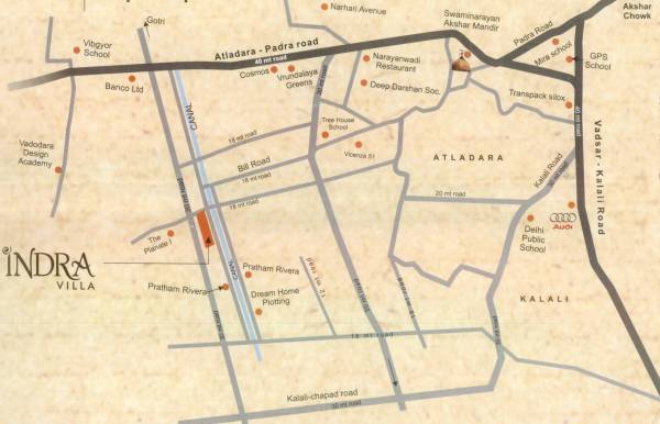 Images for Location Plan of Parshvanath Developers Indra Villas Images for Location Plan of Parshvanath Developers Indra Villas