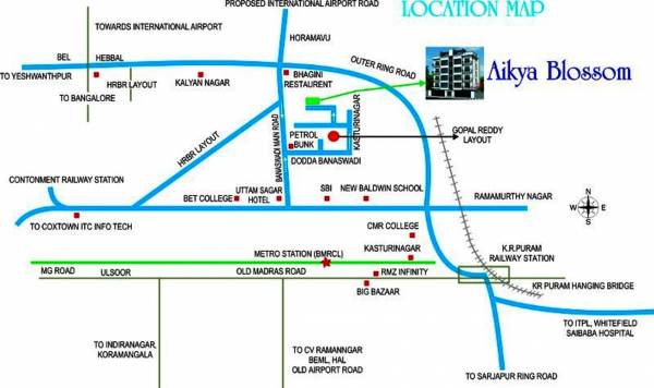 Images for Location Plan of Aikya Homes Blossom Images for Location Plan of Aikya Homes Blossom