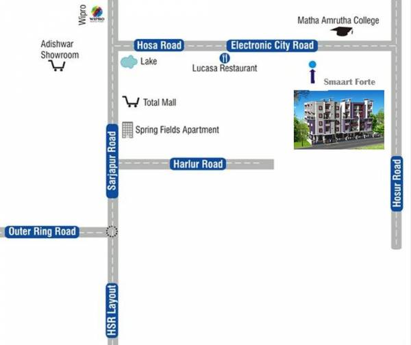 Images for Location Plan of Smaart Builders Forte