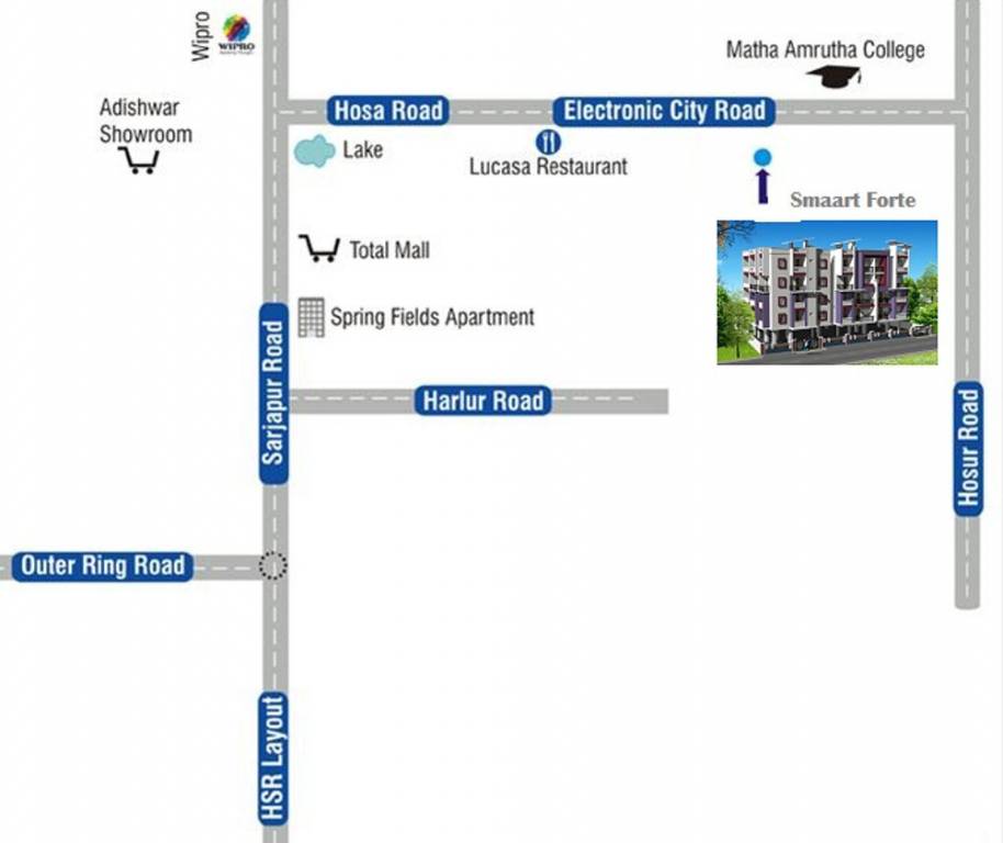 Images for Location Plan of Smaart Builders Forte
