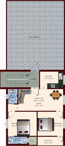 Images for Cluster Plan of Amudha Cottage Images for Cluster Plan of Amudha Cottage