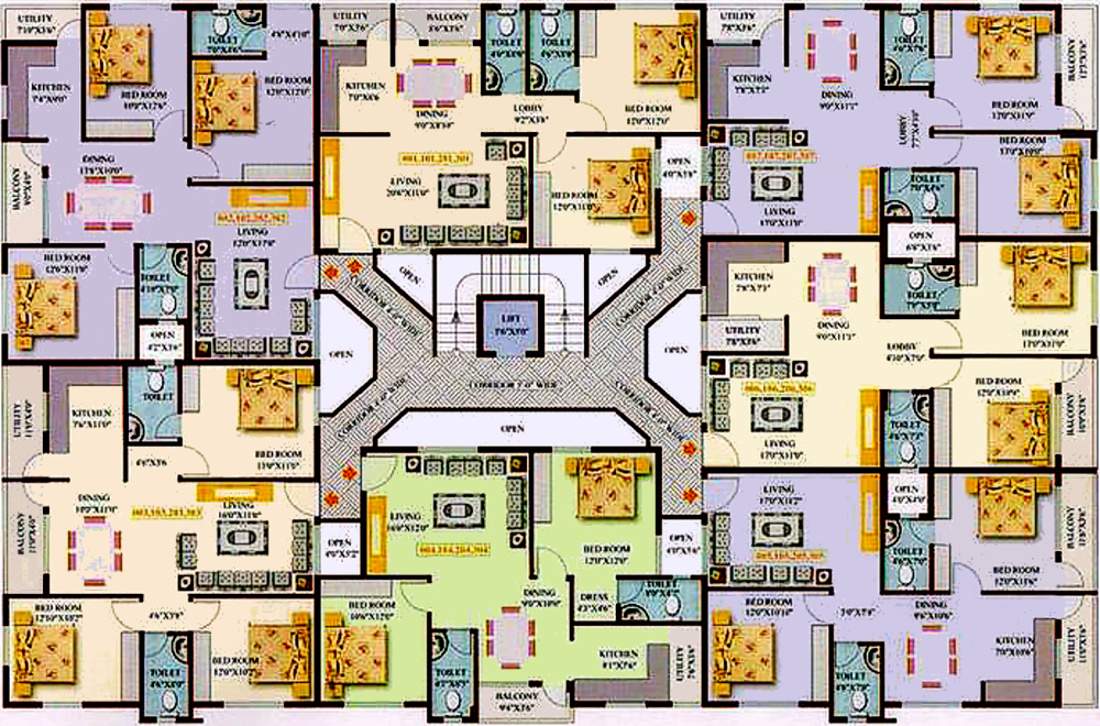 residency Images for Cluster Plan of Florentine Residency
