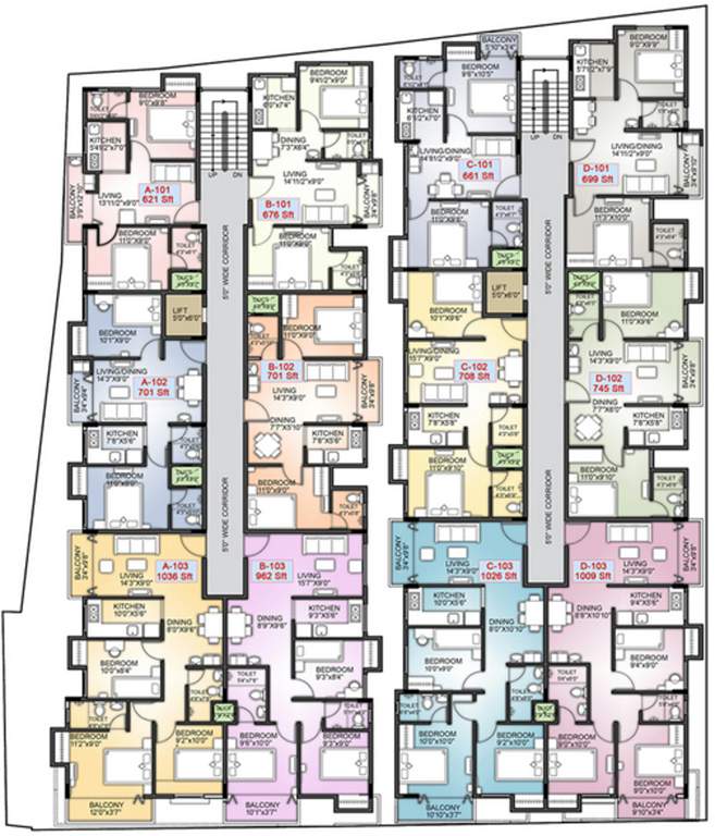 Images for Cluster Plan of Shree OHM Towers