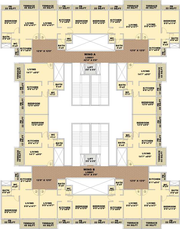  vihar Images for Cluster Plan of Prajapati Vihar