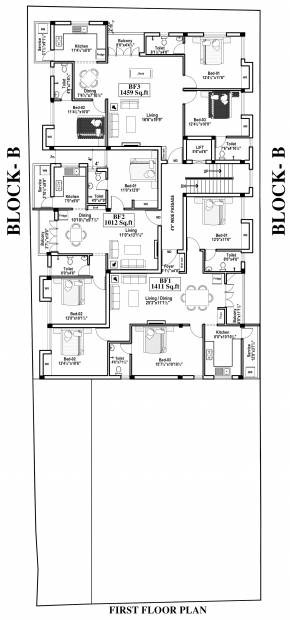 Images for Cluster Plan of KK Shanti Apartment