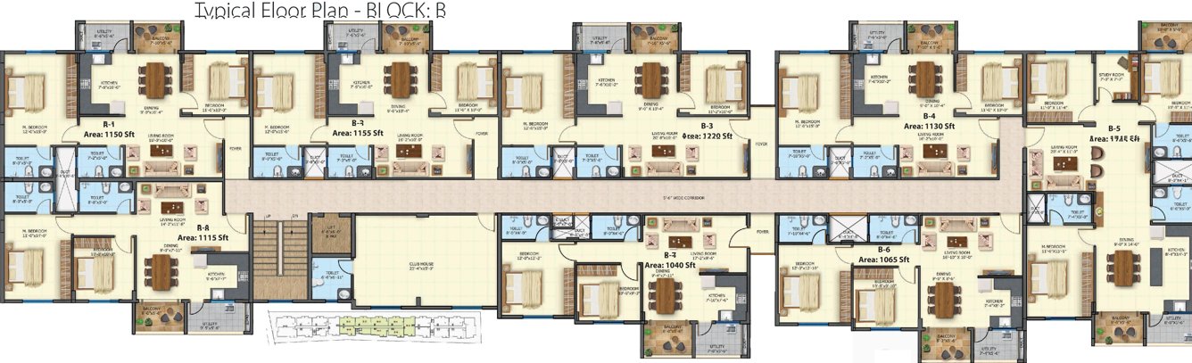 elite Images for Cluster Plan of Adithi Elite