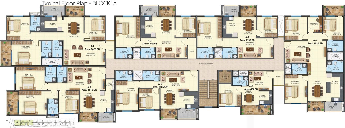 elite Images for Cluster Plan of Adithi Elite