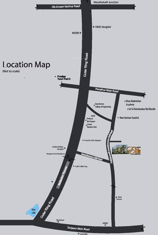 elite Images for Location Plan of Adithi Elite