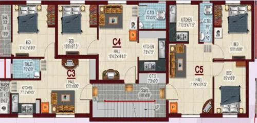 Images for Cluster Plan of Saravana Diamond Pearl and Coral