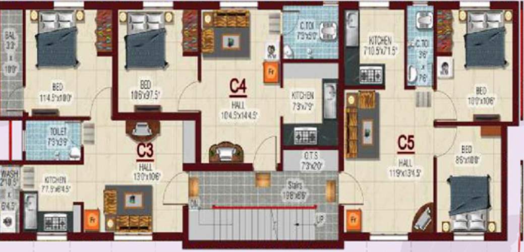Images for Cluster Plan of Saravana Diamond Pearl and Coral