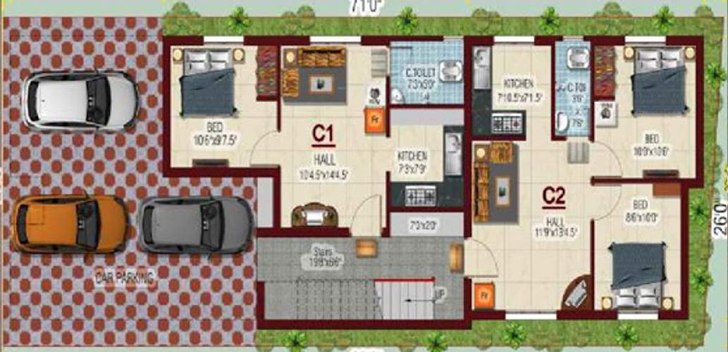 Images for Cluster Plan of Saravana Diamond Pearl and Coral